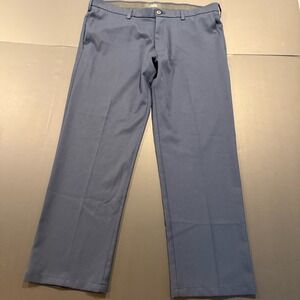 Haggar H26 Men's 40x30 Navy Blue Flat Front Dress Pants